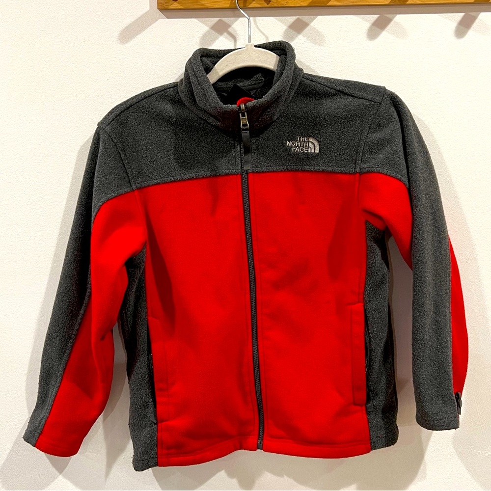 Boys North Face Red Fleece Size Medium Size 10